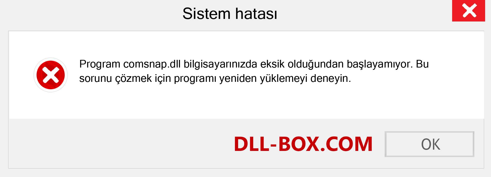 comsnap.dll dosyası eksik mi? Windows 7, 8, 10 için İndirin - Windows'ta comsnap dll Eksik Hatasını Düzeltin, fotoğraflar, resimler